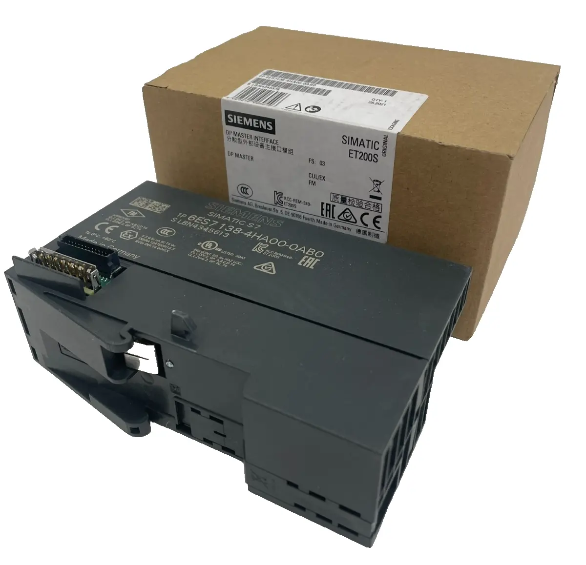 NEW SIEMENS 6ES7138-4HA00-0AB0 MASTER INTERFACE 6ES71384HA000AB0