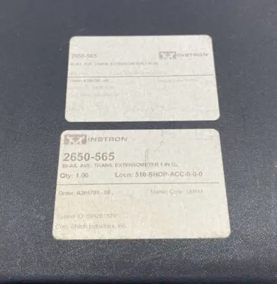 New | in-Stock Instron Biaxial and Averaging Axial Clip-On Extensometer 1" Test Equipment - Other Michigan US | Maverick Industrial Sales #1507271