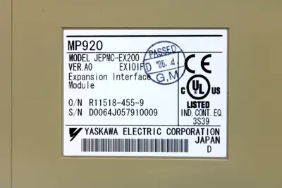 USED YASKAWA ELECTRIC JEPMC-EX200