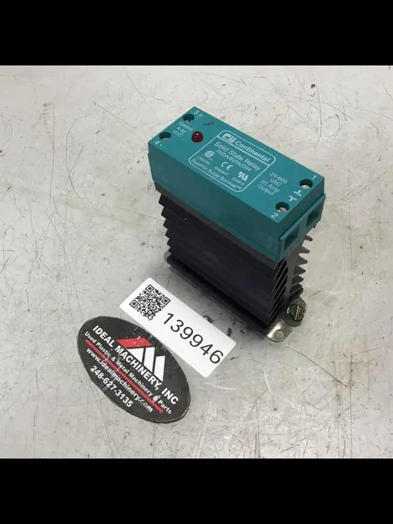 Used CONTINENTAL INDUSTRIES RVDA/6V25/D04 Relays & Switches Michigan US | Ideal Machinery #600393