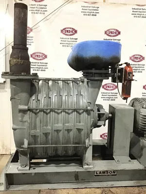 Lamson 516-0-6-AD Multistage Centrifugal Blower 30HP with Baldor Motor 3PH