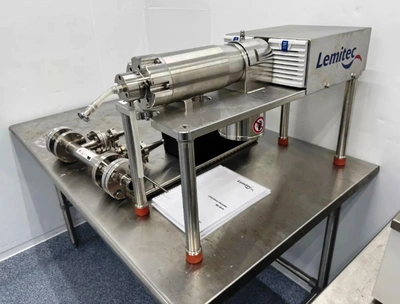 Lemitec MD 60-Sn CIP/SIP laboratory decanter centrifuge, 316L SS.