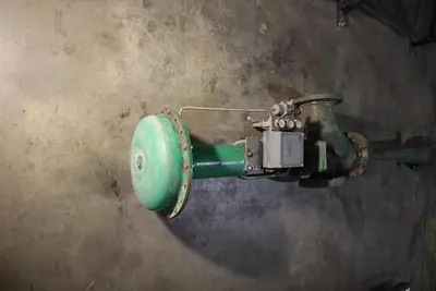Fisher Control Valve Fulton Boiler Steam Valve With Pneumatic Actuator