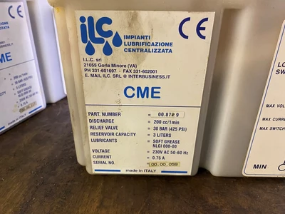 ILC 872.9 MACHINE LUBE PUMPS