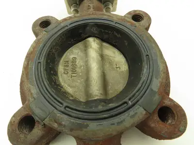 Marwin UT1DA Pneumatic Actuator 3" Lug Butterfly Valve Stainless Disc