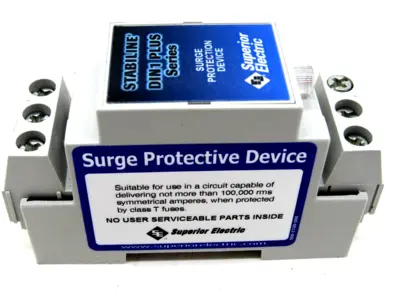 NEW SUPERIOR ELECTRIC DIN1P-20-250-1G-30 SURGE PROTECTOR DEVICE DIN1P202501G30