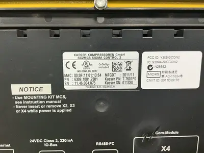 Used 2011 KAESER BSD 50 Rotary Screw & Sliding Vane Air Compressors Ohio US | HGR 24 #1704950