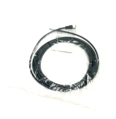 NEW MURRELEKTRONIK SINGLE ENDED M12 FEMALE 0° A-COD. CORDSET 5M