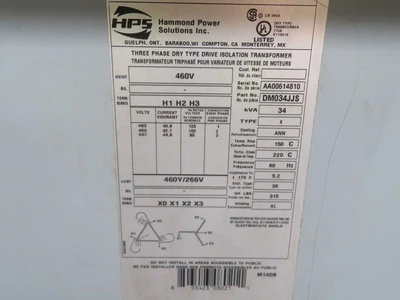 Used HPS _UNKNOWN_ Transformers Texas US | OCO Industrial #1690826