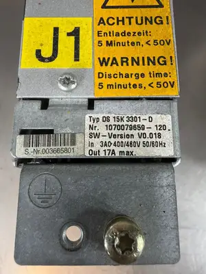 Bosch Rexroth DS-15K-3301-D Servo Drive 1070079659-120 (9.4.1)