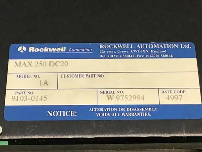USED RELIANCE ELECTRIC 9103-0145