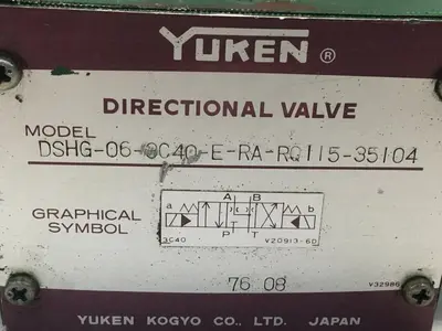 USED YUKEN DSHG-06-3C40-E-RA-RQ115-35104