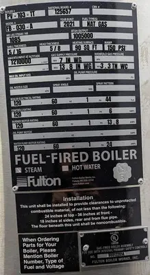 USED 2021 FULTON FB-030-A