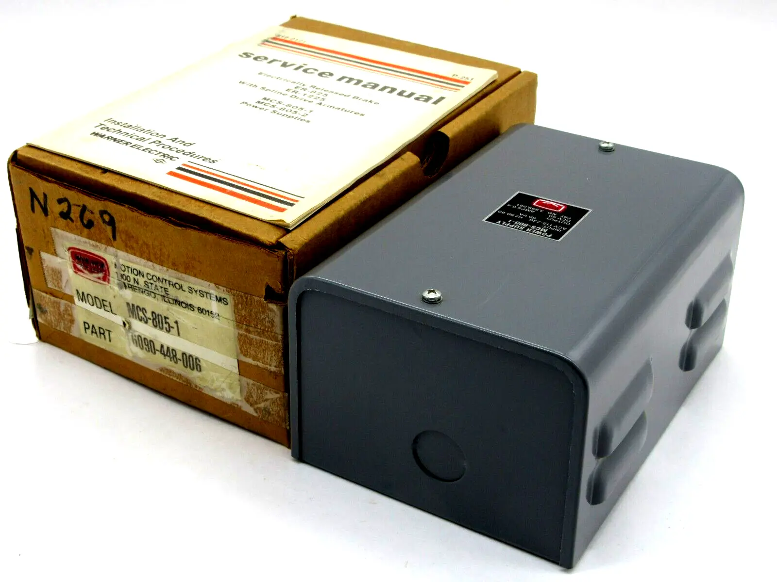 NEW MOTION CONTROL SYSTEMS 6090-448-006 POWER SUPPLY MCS-805-1 6090448006