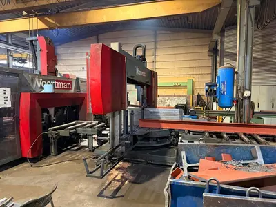 USED VOORTMAN 1250 X 500 MM DRILL SAW LINE
