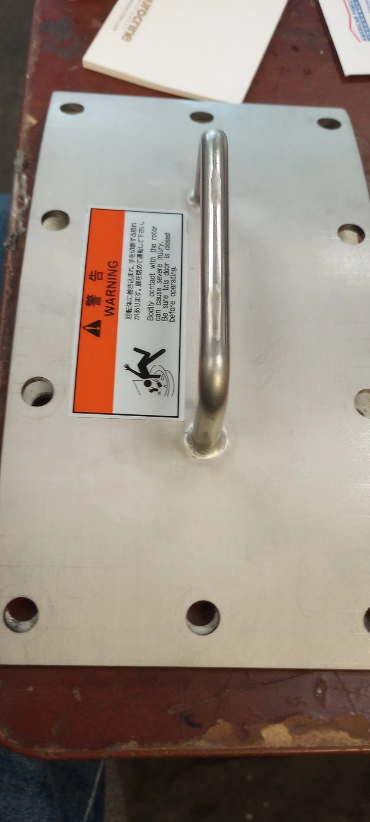 STAINLESS STEEL  ACCESSS DOOR ,10 HOLE 11" CURVE DOOR