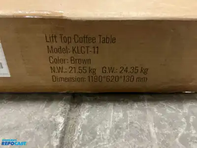 Vevor lift top coffee table. Model KLCT-11