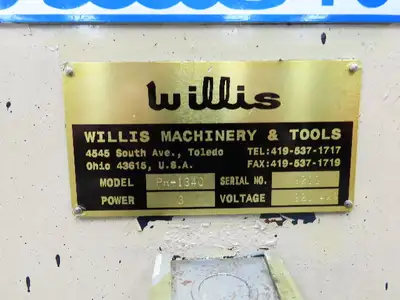 Used WILLIS _UNKNOWN_ Gap Lathes Indiana US | Arrow Industrial #1368130