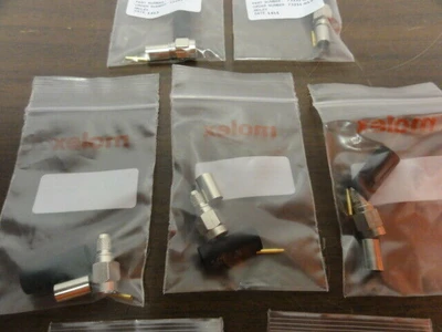 (7) Molex P/N 73251-0132 Conn SMA Plug STR 50 Ohm Solder **NEW**