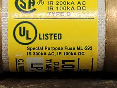 USED BUSSMANN LPJ-40SP