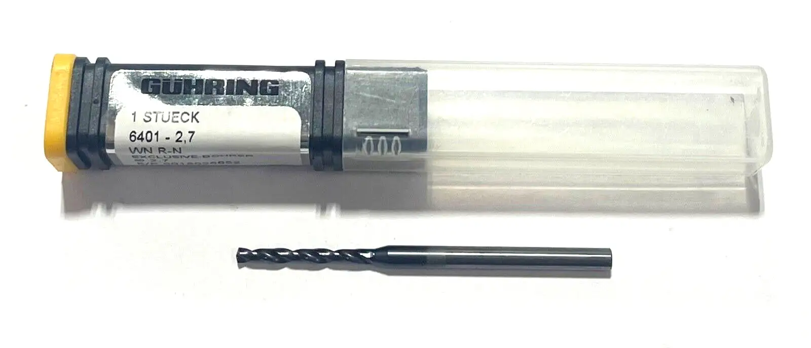 GUHRING 2.7mm Solid Carbide Drill 7xD Super A Coating High Performance 2 Flute