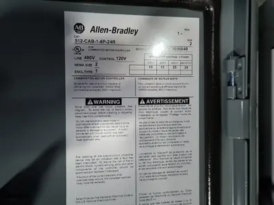 USED ALLENBRADLEY 512CAB16P24R