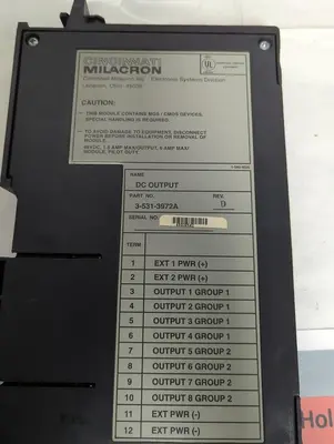 Used MILACRON 3-531-3972A Industrial Controls Ohio US | Surplus Asset Holdings #1399577