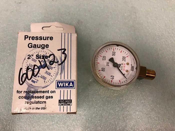 WIKA PRESSURE GAUGE 8611041 200PSI