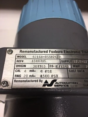 USED Foxboro 821GH-DSSM2-AM
