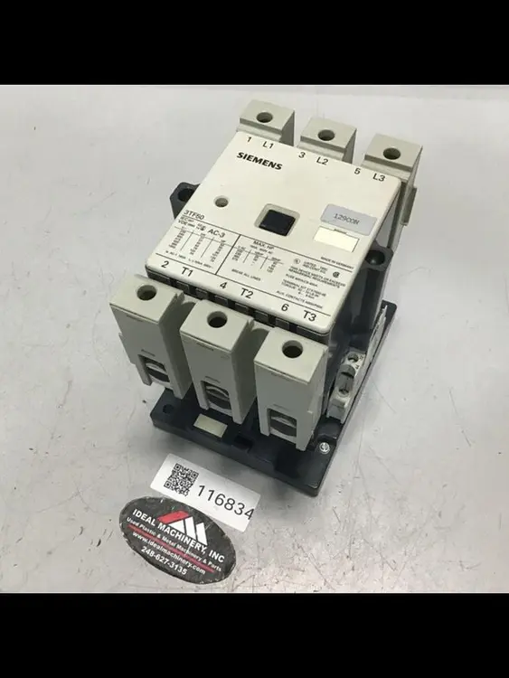 Used SIEMENS 3TF5022-OAK6 PLC Contactors | Ideal Machinery #661532