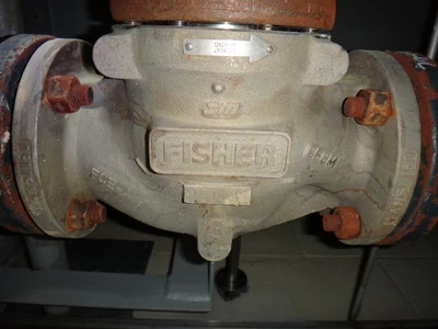 Fisher 3" 150 Class, 304 Stainless Flanged Control Valves