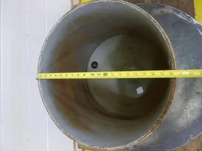 USED METAL FABRICATOR HOPPER321