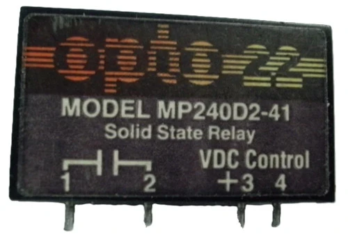 Opto 22 MP240D2-41 MP Model DC Control Solid State Relay (SSR), 240 VAC, 2 Amp [Refurbished]
