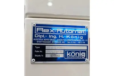 Koenig | REX 4-Row Continuous Automatic Divider Rounder