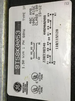 USED GENERAL ELECTRIC 9T58K0053