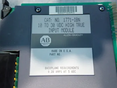 Used ALLENBRADLEY 1771IBN PLC Input & Output Ohio US | HGR 24 #878443