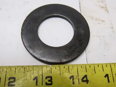 1-1/8" Black Oxide Structural Flat Washer Steel 0.144 Thick 2.250" OD Lot of 47