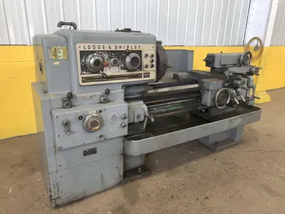 20.5" X 30" LODGE & SHIPLEY POWERTURN ENGINE LATHE, 2-1/8" HOLE: STOCK 13121