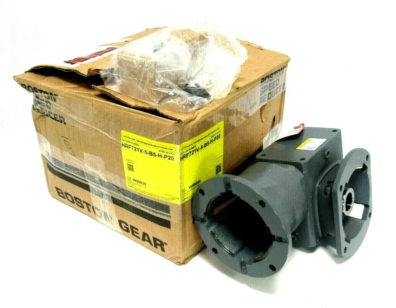 NEW BOSTON GEAR HRF721V-5-B5-H-P20 GEAR REDUCER 5:1 HRF721V5B5HP20