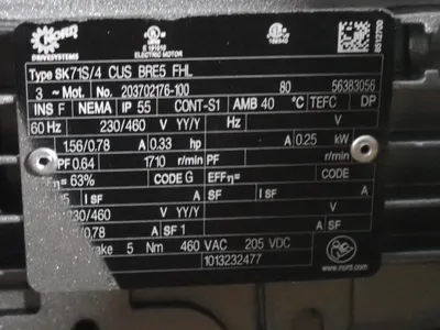 Nord .33 Hp Gear Drive