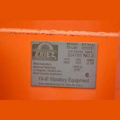 Eriez 34 in. x 65 in. Vibrating Pan Feeder