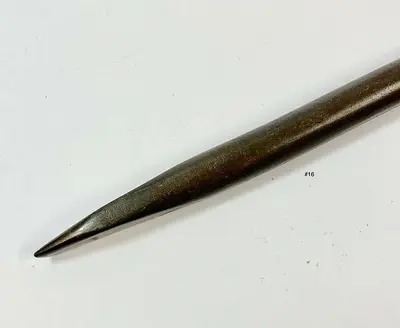 Metal Spinning Tool Angled Flattened Tip End  9 1/2" x 1/2" (101255)
