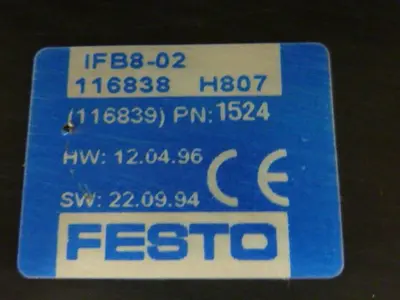 USED FESTO IFB8-02