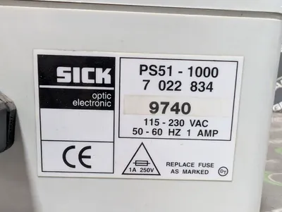 SICK Optics PS51-1000 Bar Code Reader Control Box RDI32096 RDI32196 Used
