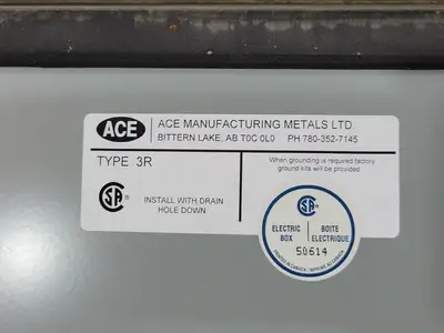 USED ACE MANUFACTURING TYPE 3R