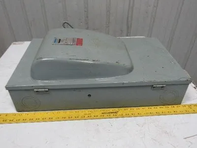 Crouse Hinds DF424A 200A 240V 3Ph 50HP Max Fusible Mechanical Disconnect