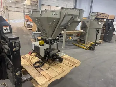 USED 200 LB./HR, 4 COMPONENT CONAIR GRAVIMATIC BLENDER