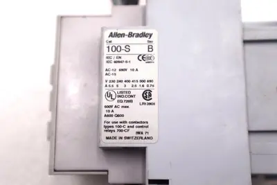 NEW ALLEN BRADLEY 100-S SERIES B 100-C43 SAFETY CONTACTOR #L-679