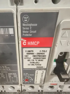 WESTINGHOUSE HMCP003ADC Circuit Breakers | ESS Industrial Equipment Sales (5)