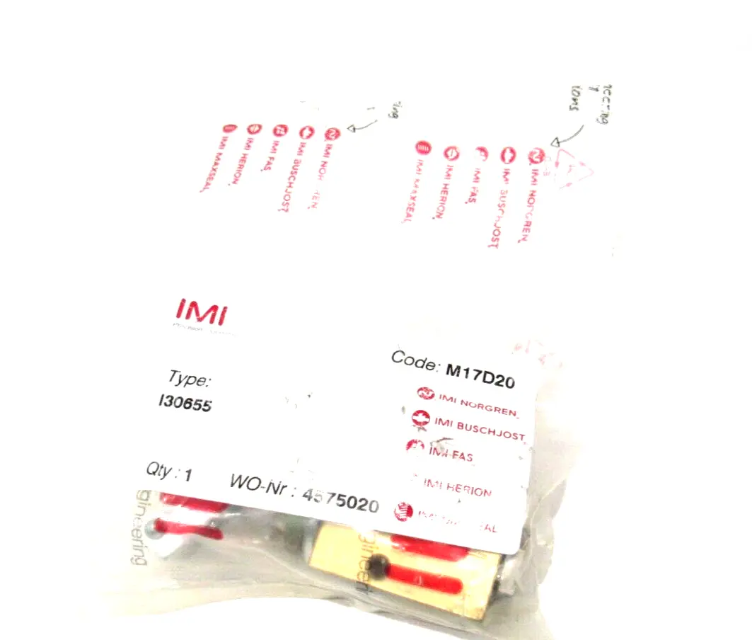 NEW NORGREN I30655 VALVE WRV-01